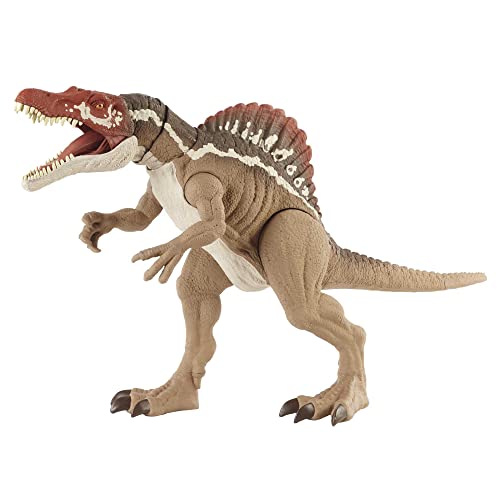 Extreme Chompin' Spinosaurus Dinosaur Action Figure Toy with Movable Joints D2018