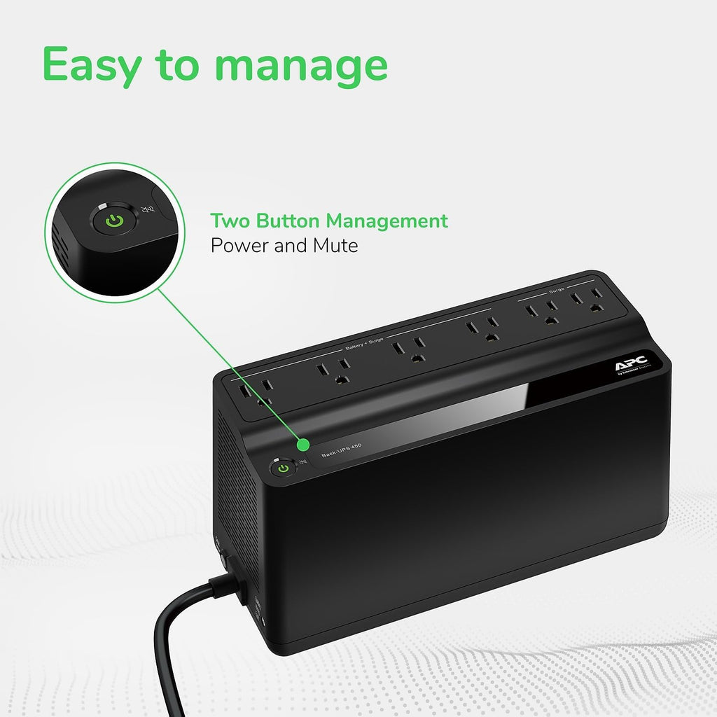 6 Outlets 450VA 120V UPS K15544