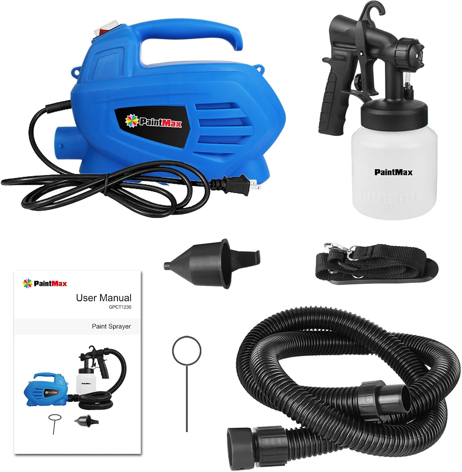 650W HVLP Spray Gun with 3 Patterns & 800ML Container U19990