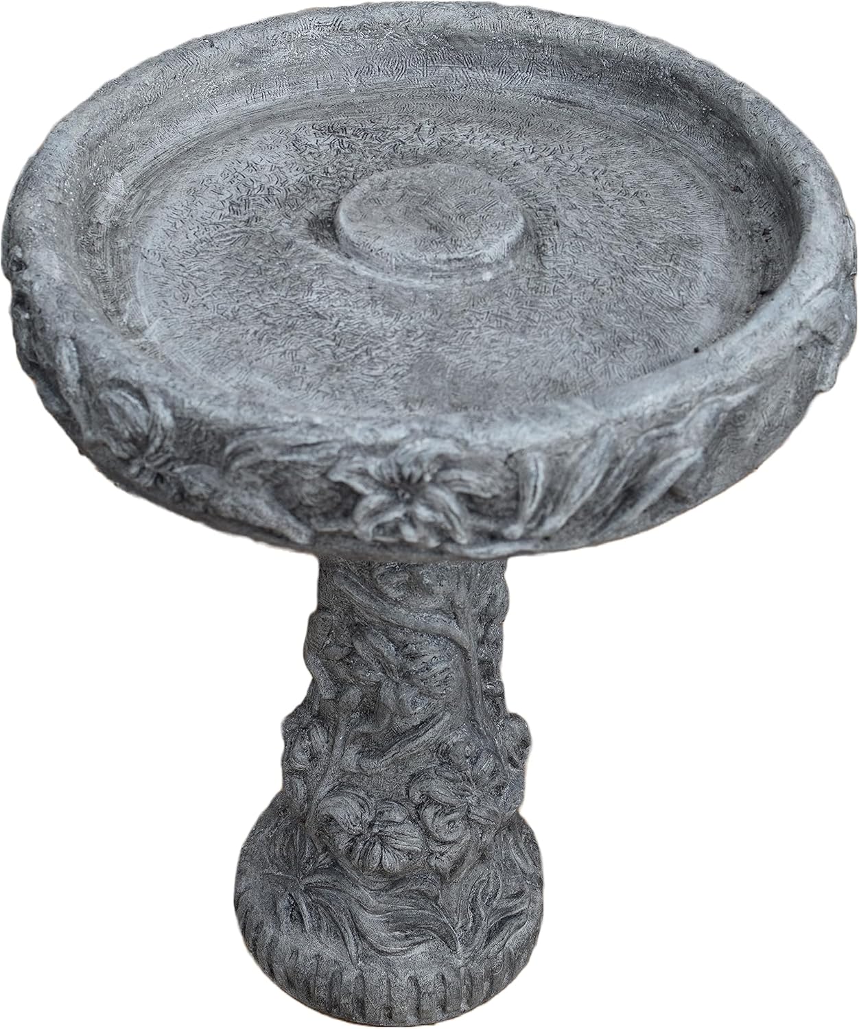 PreAged 27in Tall Birdbath H25223