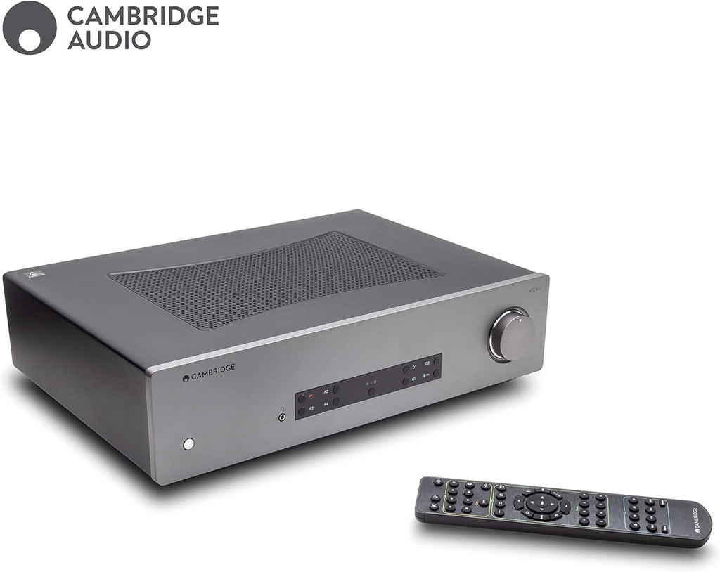 Stereo Two-Channel Amplifier with Bluetooth and Built-in DAC - 80 Watts Per Channel (Lunar Grey) N6689