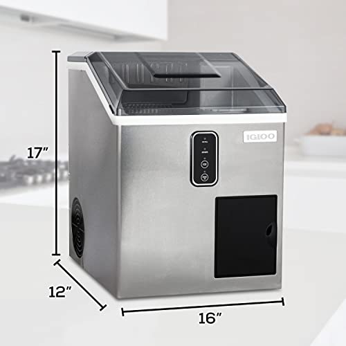 Stainless Steel Electric Countertop Ice Maker Machine V67312