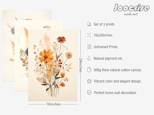 Sage Green Forest Canvas Wall Art Prints Set of 3 12x16 Inch Unframed X4057