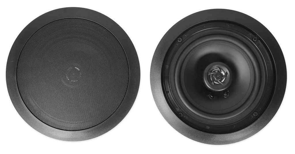 6.5" Black Ceiling Speaker Bluetooth Receiver Subwoofer Z4232