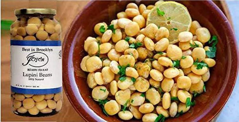 Ready To Eat Lupini Beans 32 OZ Jar Pack of 6 H278