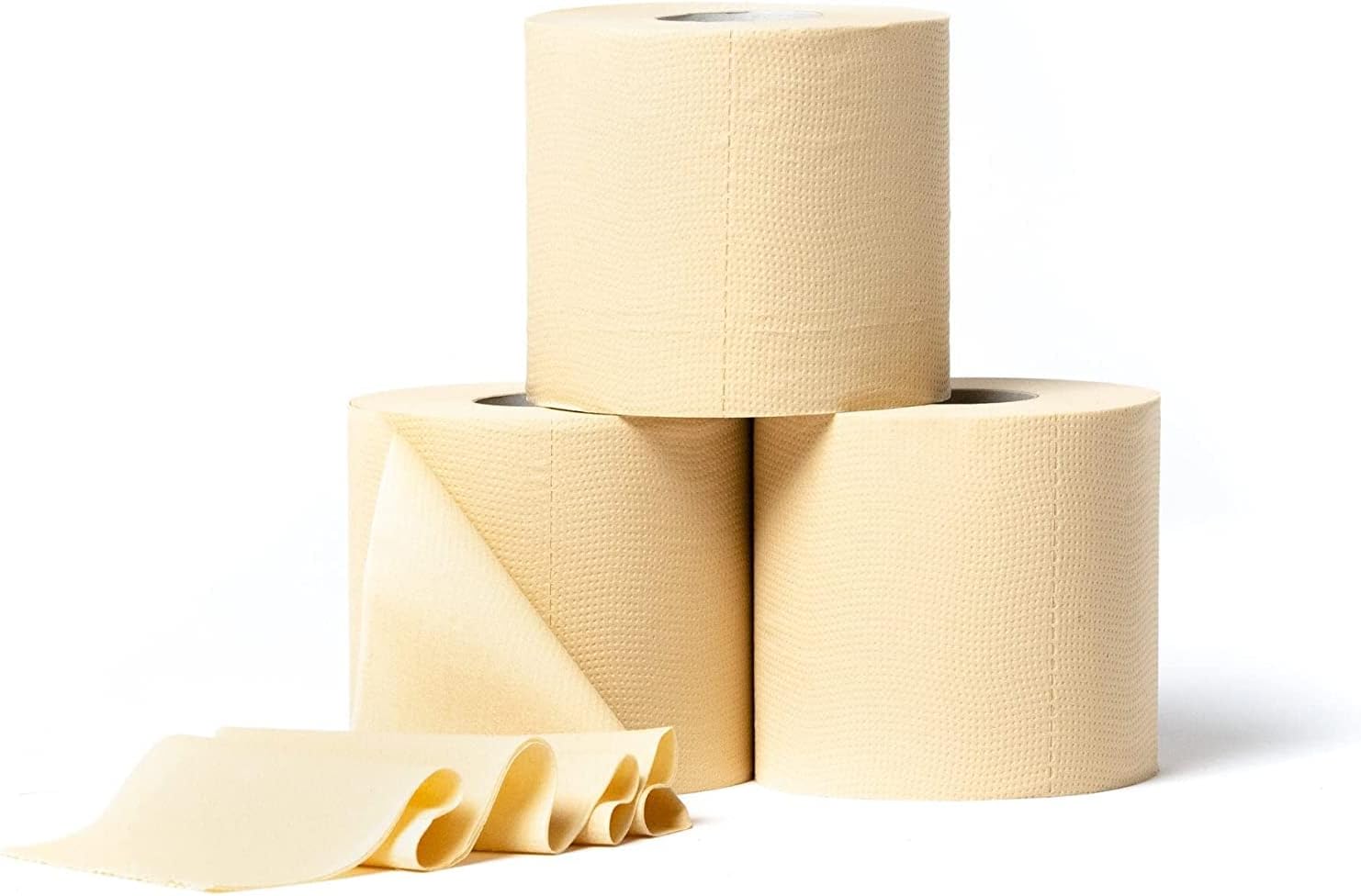 48 Pack Unbleached 3 Ply 300 Sheets Bamboo Toilet Roll M2938