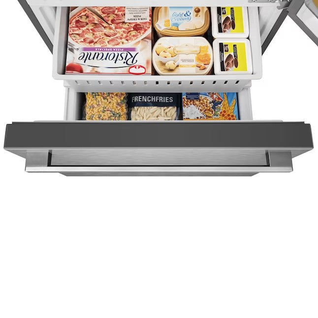 17.2-cu ft Counter-depth Bottom-Freezer Refrigerator (Fingerprint Resistant Stainless Steel) M9541
