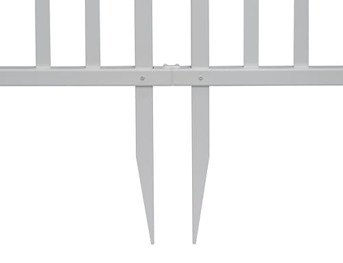 White Vinyl Picket Fence Kit 2.5 ft. H x 3.5 ft. W 2 Fence Panels R157