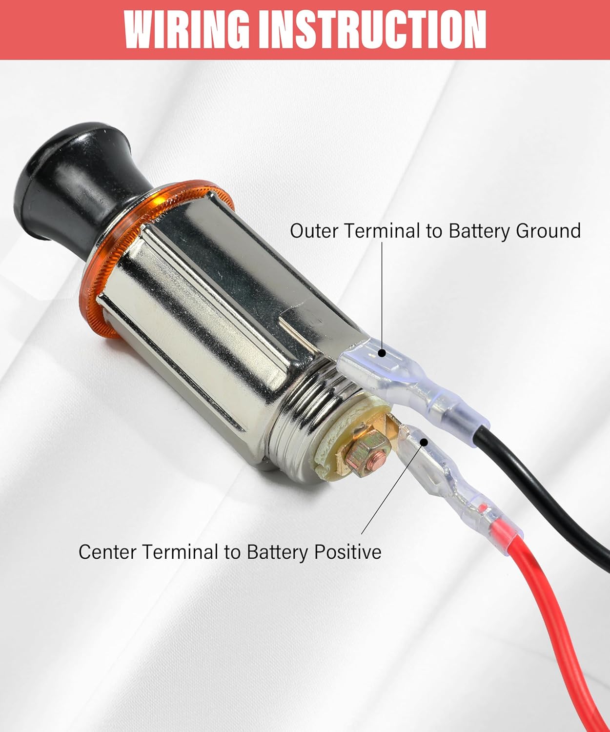 12V Car Cigarette Lighter with Cable O660