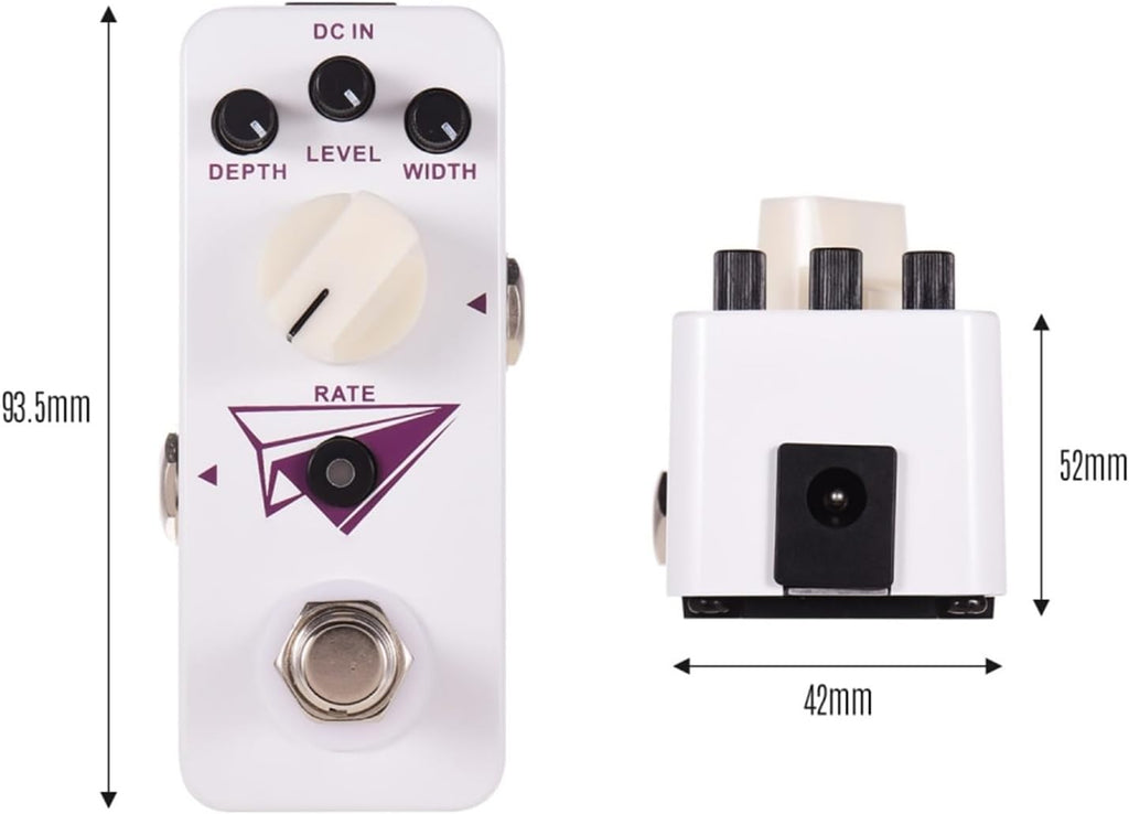 Compact Digital Multi-Frequency Flanger Guitar Pedal V5563