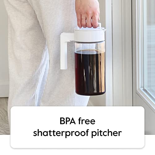 1 Quart Black Cold Brew Coffee Maker T325359