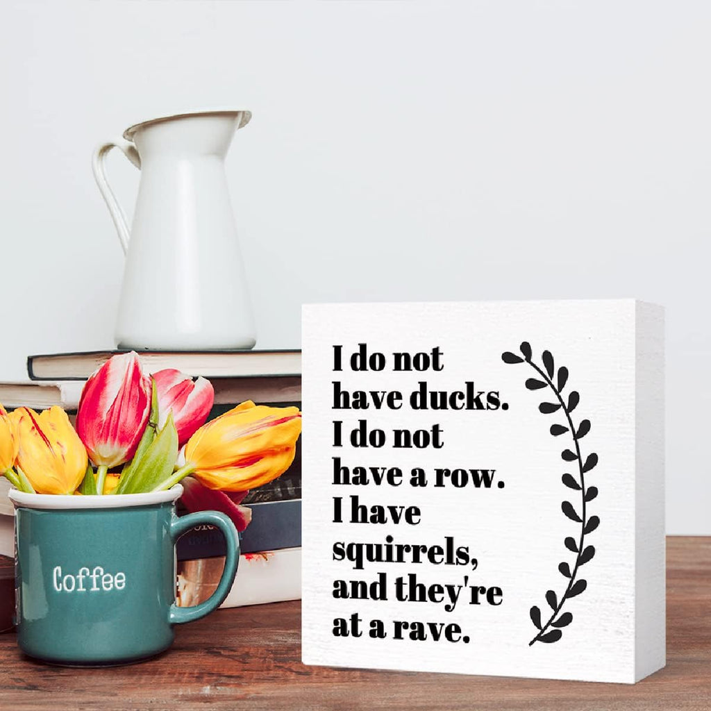 Wood Box Sign L514