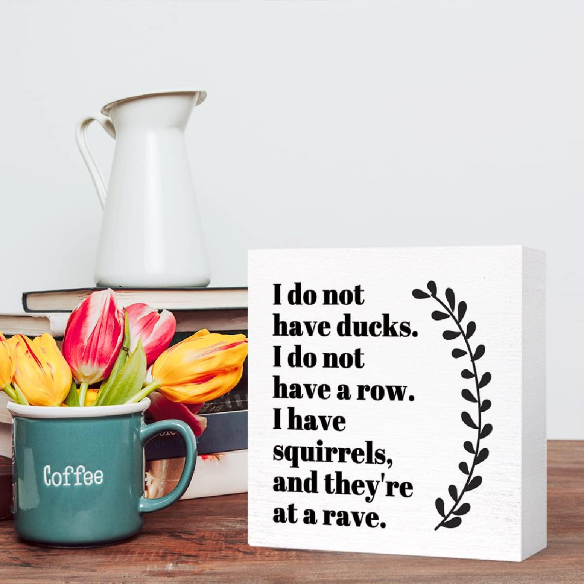 Wood Box Sign L514