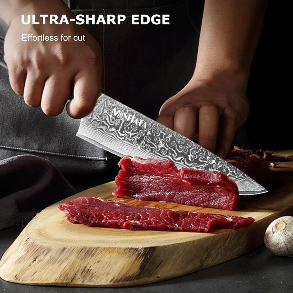 5PCS Damascus Chef Knife Set C95318