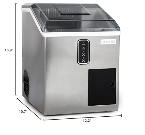 Stainless Steel Electric Countertop Ice Maker Machine V67312