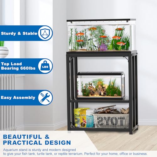 20 Gallon Metal Adjustable Fish Tank Stand X803