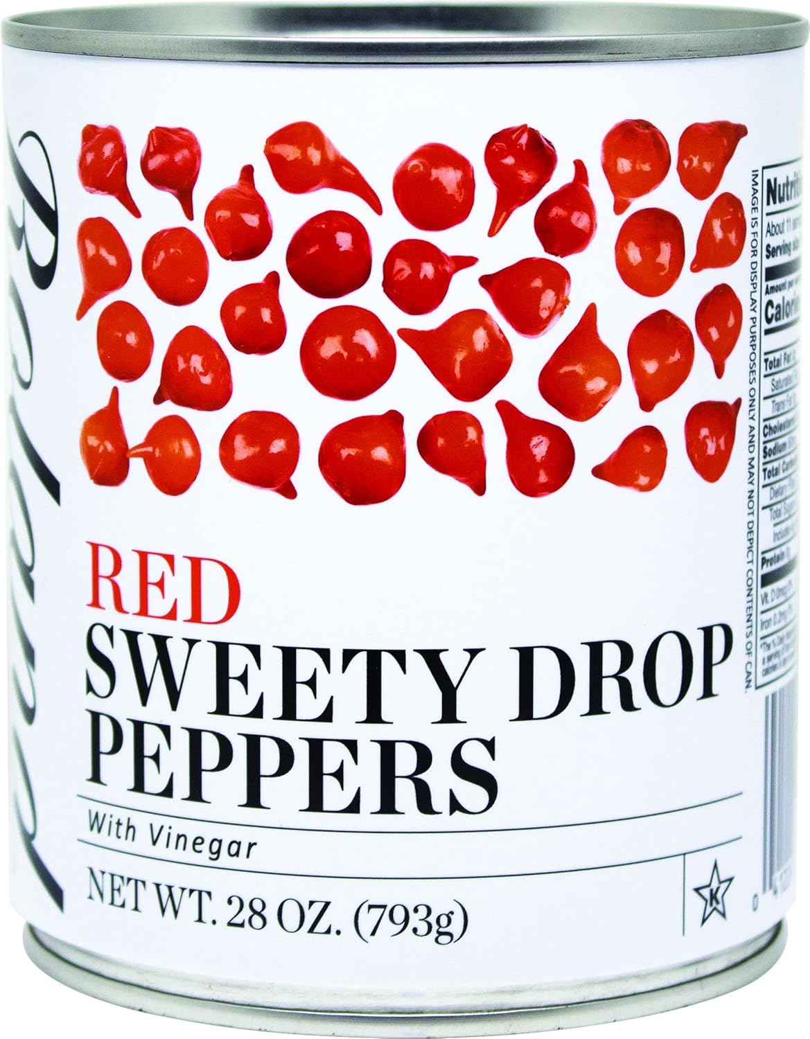 Red Sweety Drop Peppers, 28-Ounce Can O7185