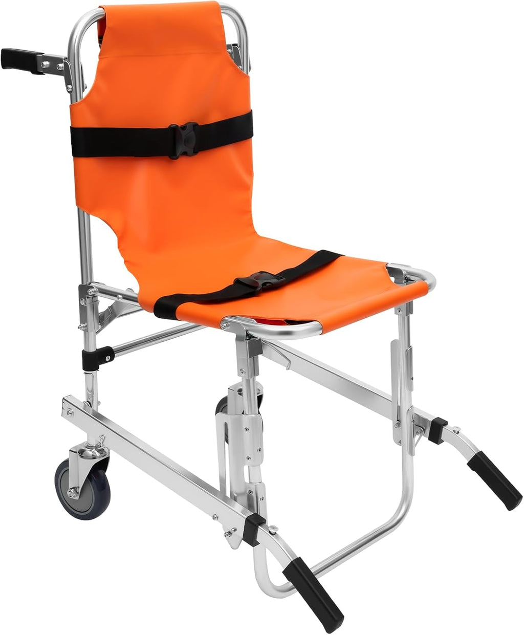 Orange Foldable Transport Wheelchair G6097