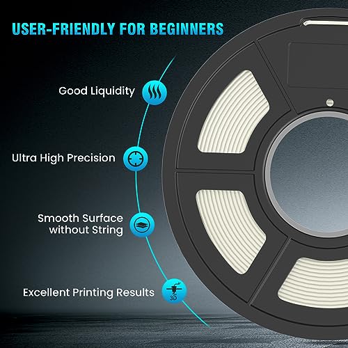 Black PLA 3D Printer Filament 1.75mm 1KG Z667896
