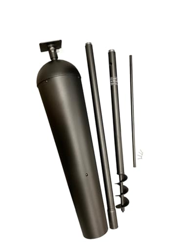 Bird Feeder Mounting Pole with Baffle D1869