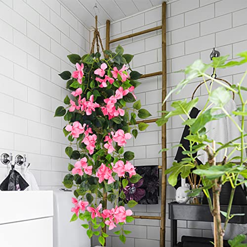 UV Resistant Artificial Bougainvillea Hanging Plant E614110