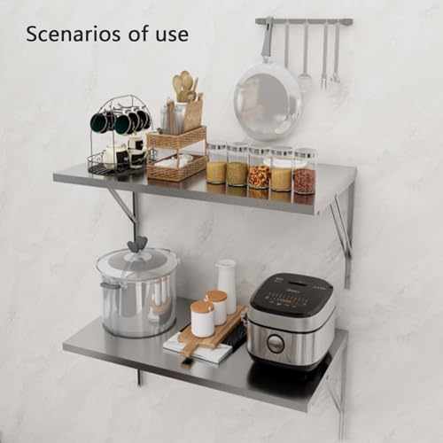 Wall Mounted Folding Table in Stainless Steel T8091