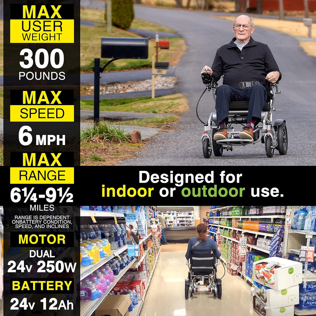 Gray Electric Wheelchair E97374
