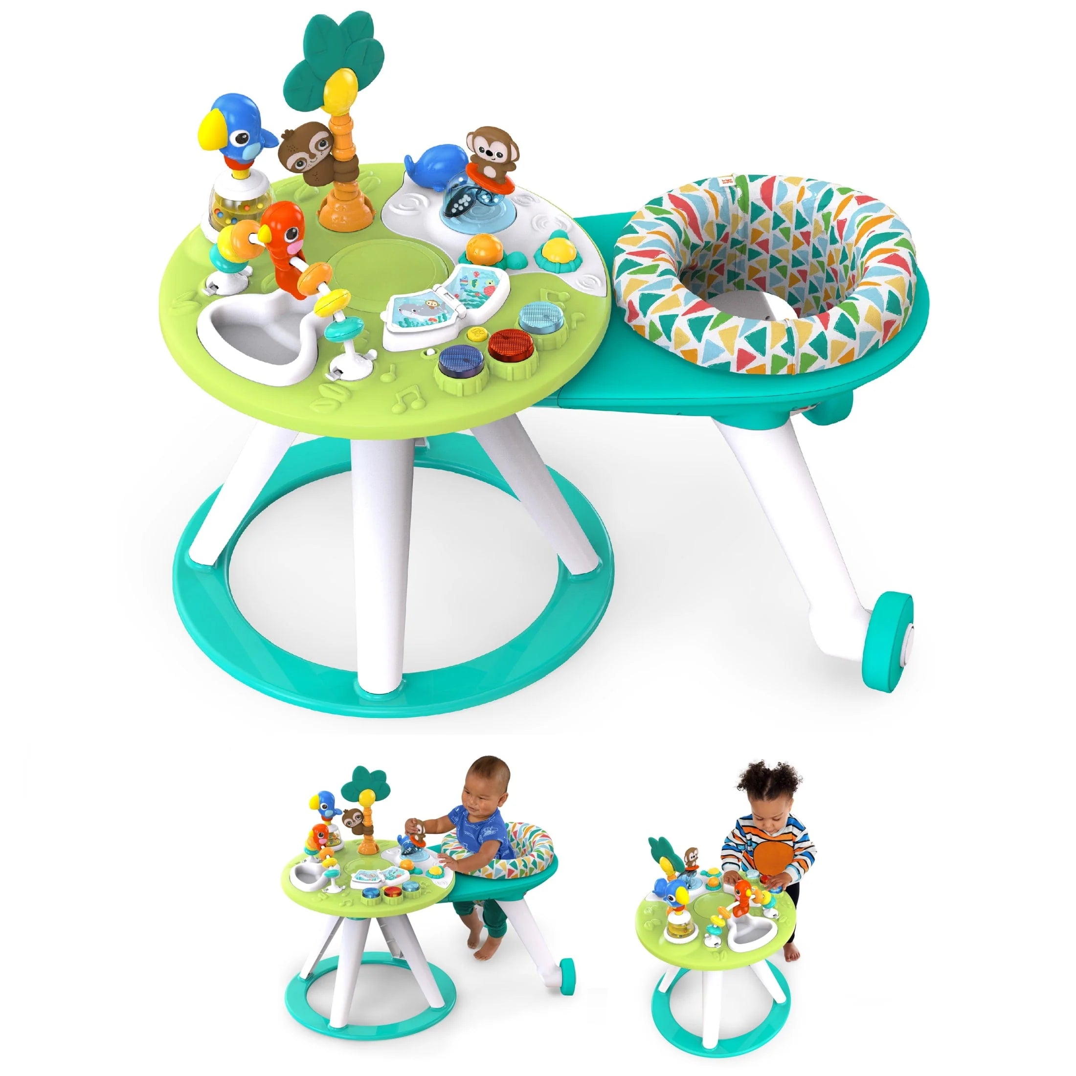 2-in-1 Baby Activity Center & Table, Tropic Coral H798637
