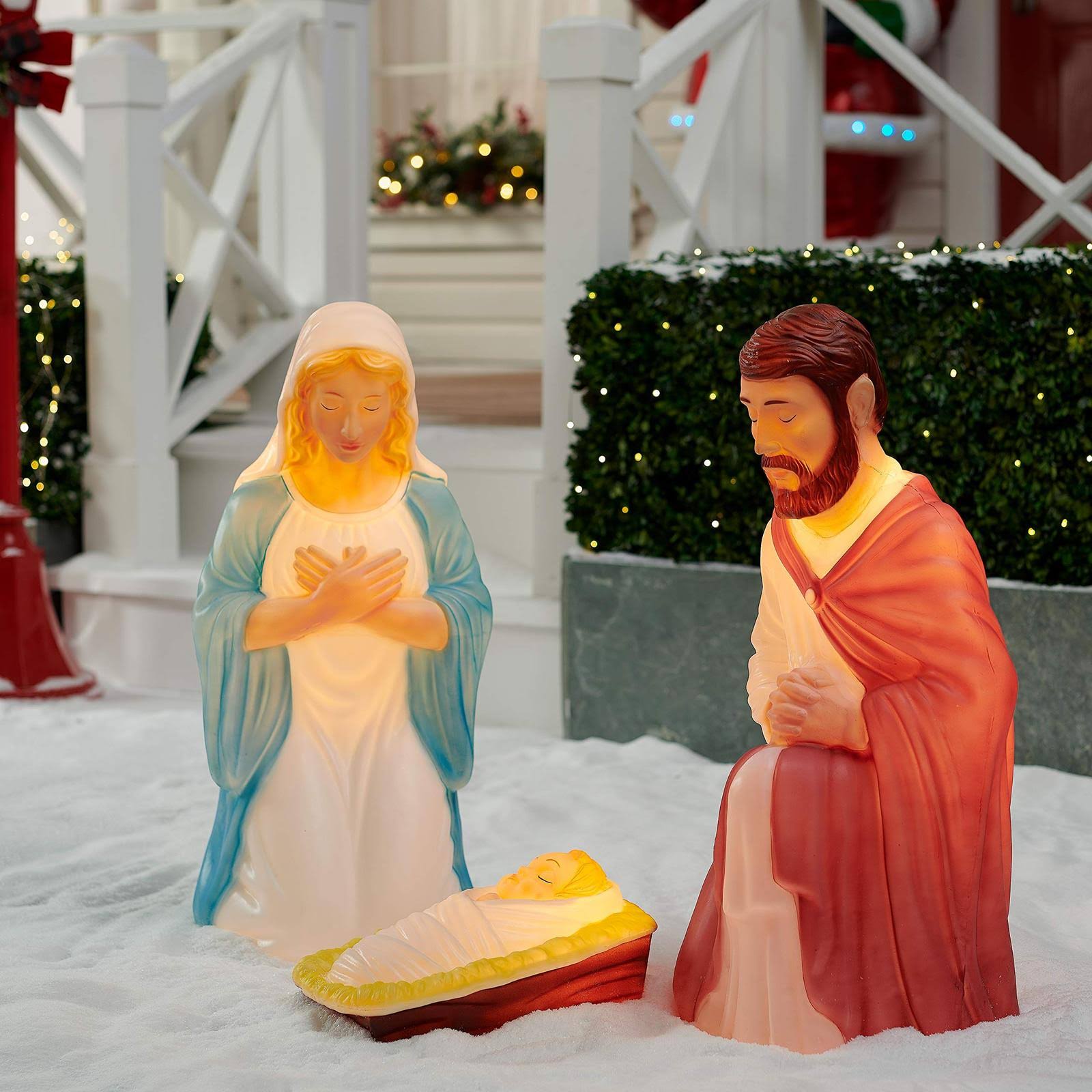 3 Piece Outdoor Nativity Scene E5050