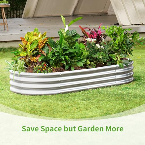 Galvanized Raised Garden Bed Kit X6635
