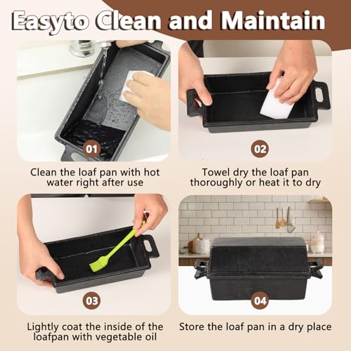 Cast Iron Loaf Pan with Lid S47723