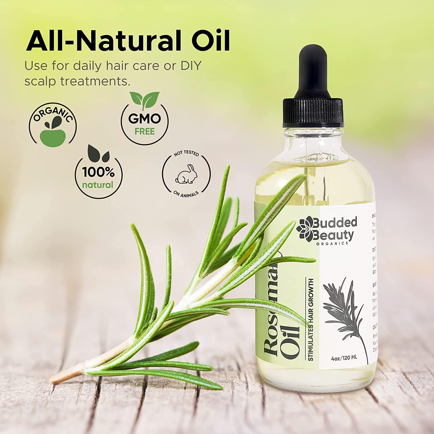 Rosemary Oil with Dropper P1331