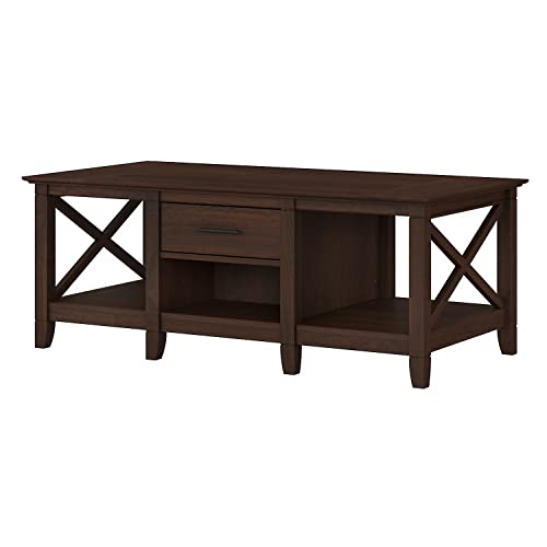 Aged Bronze Coffee Table with Storage V9964