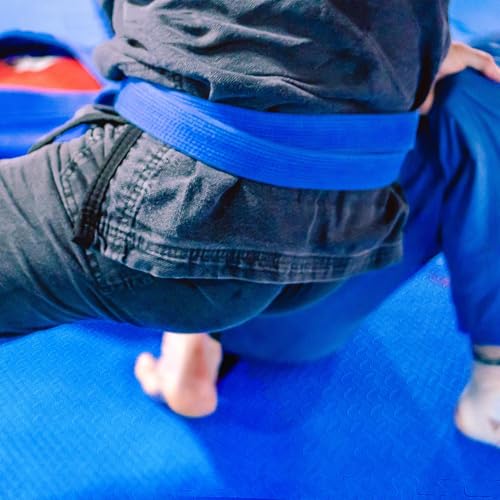 1" Thick EVA Interlocking Foam Gym Flooring Mat, Black (24 Sq Ft) N47738