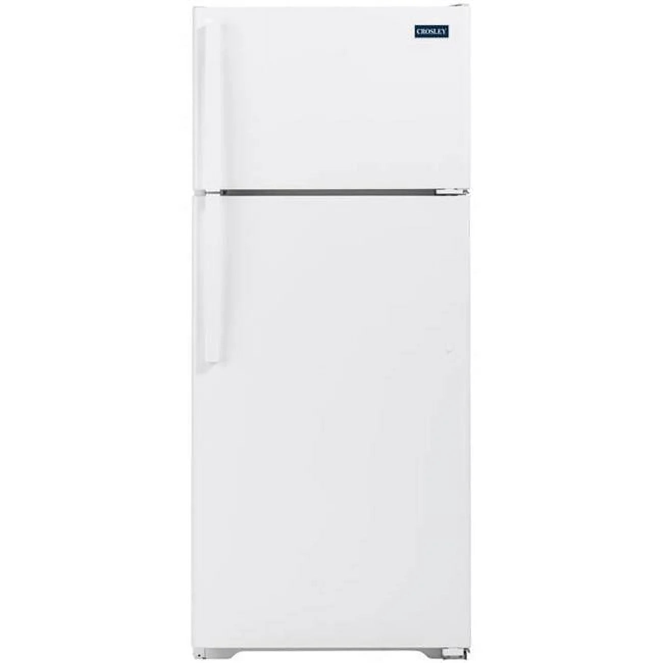 White 17.5 cu. ft. Top Mount Freezer Refrigerator W7418