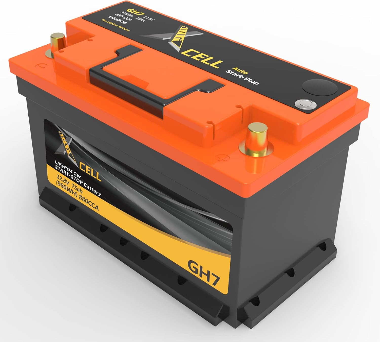 12V 60AH 768WH 790CCA LIFEPO4 Battery Y9674