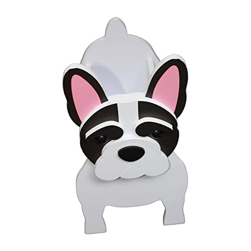White Small French Bulldog Planter I918073