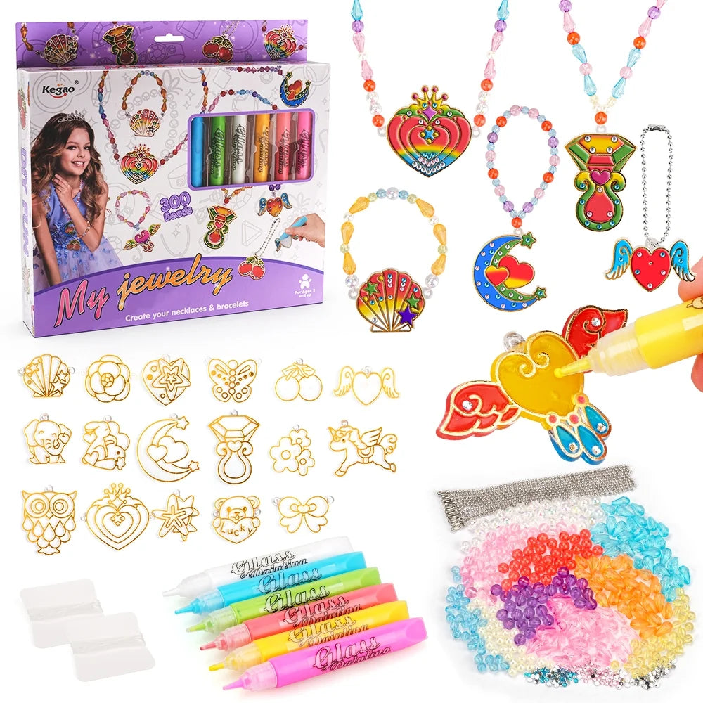 Necklace Craft Kit Jewelry Making Kit F777