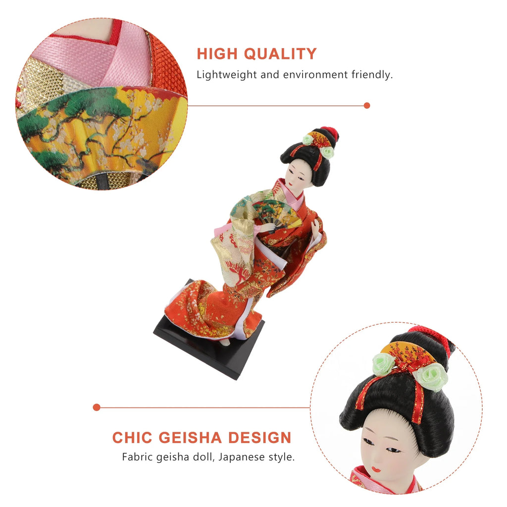 2 Pc Silk Kimono Doll A28215