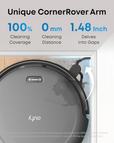 Robot Vacuum with Self Emptying, 2.85-Inch Slim Design D421416