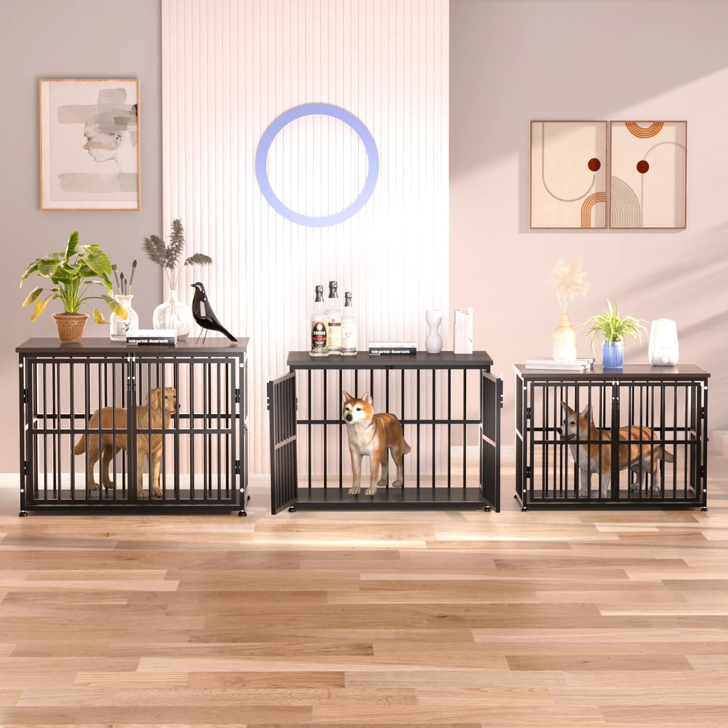 48Inch Heavy Duty Wooden Dog Crate G63036