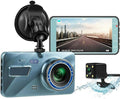 720P HD Dual Dash Cam with Night Vision and 4 inch LCD Display V3393