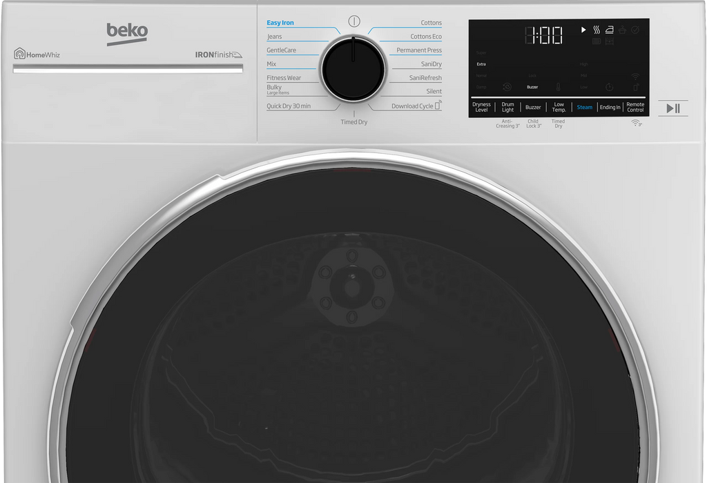 White Front Load Electric Dryer A818