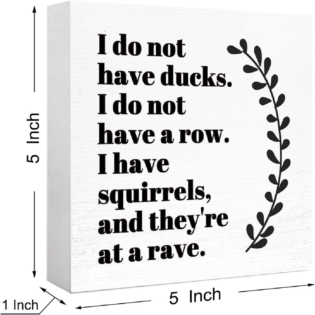 Wood Box Sign L514