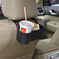 Black Car Headrest Seat Back Organizer with Cup Holder C452456