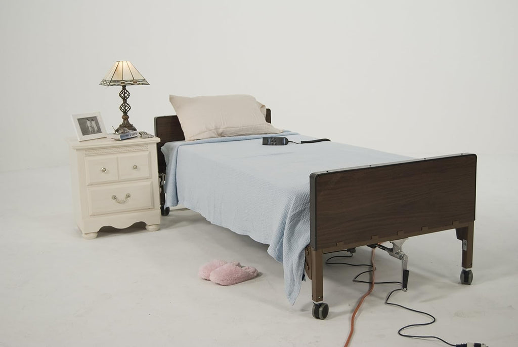 Semi Electric Hospital Bed with Half Rails X947515