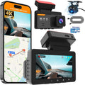 4K Dash Cam Front and Rear with WiFi & GPS D129812
