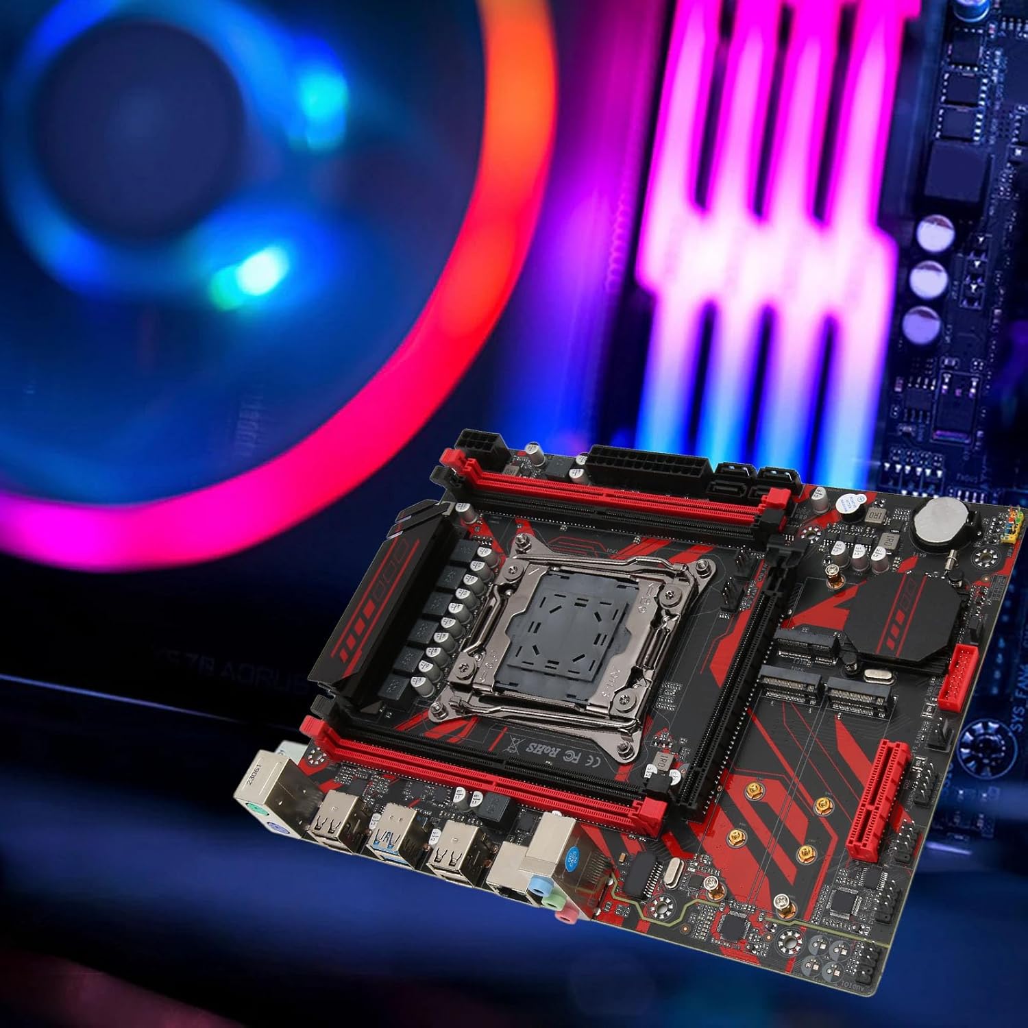 Micro ATX Motherboard with Dual M.2 Slots V39380