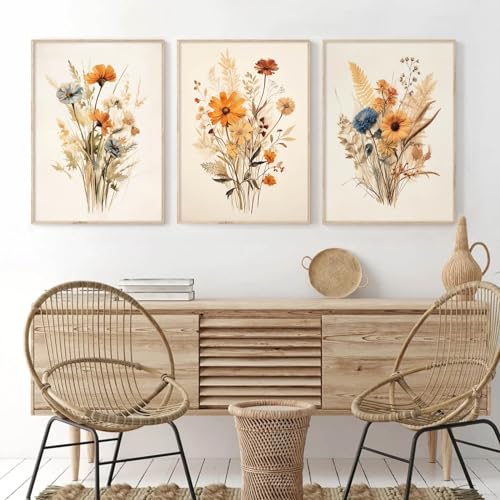 Sage Green Forest Canvas Wall Art Prints Set of 3 12x16 Inch Unframed X4057