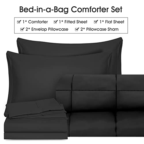 White Queen 7 Piece Comforter Set T4756